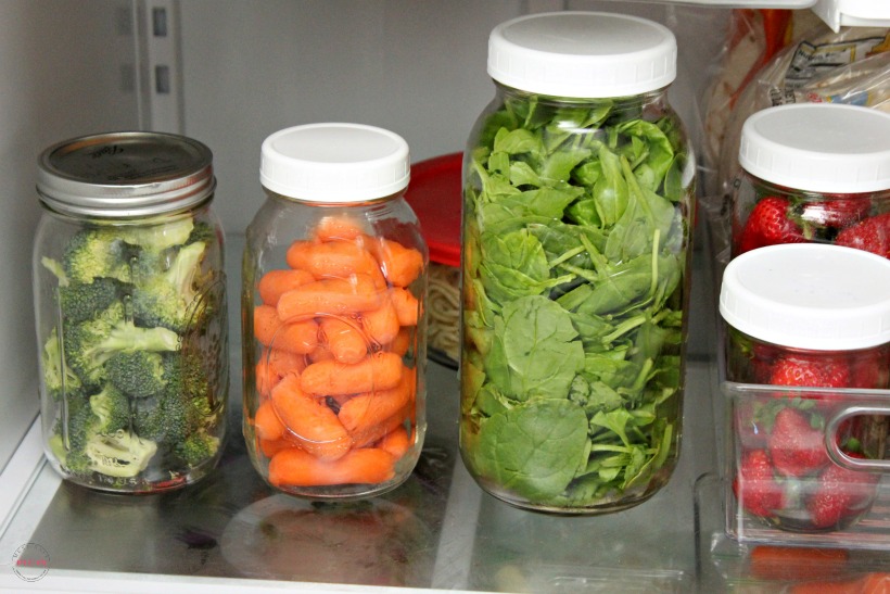 Fridge Organization & Food Prep Tips  Fridge organization, Bottle fridge,  Uses for mason jars