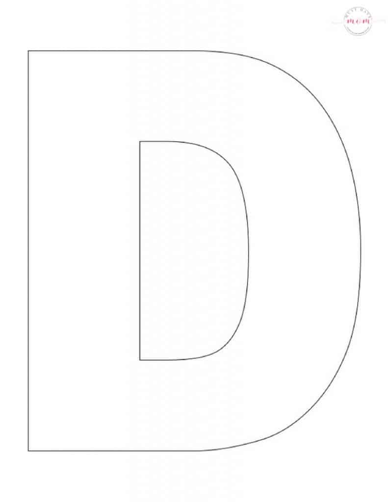 D is for Desert Letter Craft {Free Printables} - Must Have Mom