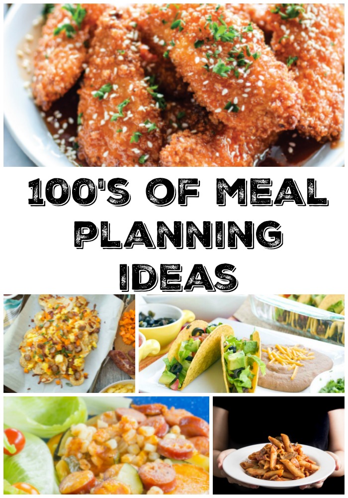 100's of Meal Planning Ideas! Free weekly meal plans for an entire year! Simplify dinner planning with menu plans that are made for you for FREE! Hundreds of easy dinner recipes!