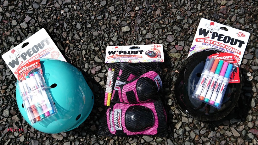 Teach your kids bike safety through play! Fun activity to decorate bike helmet, free printable bicycle license and cone course!