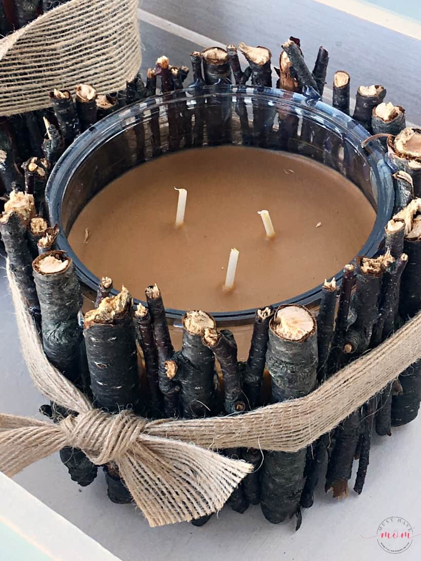 Rustic DIY Candle Holders