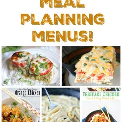 Meal Planning Menus – Week 52