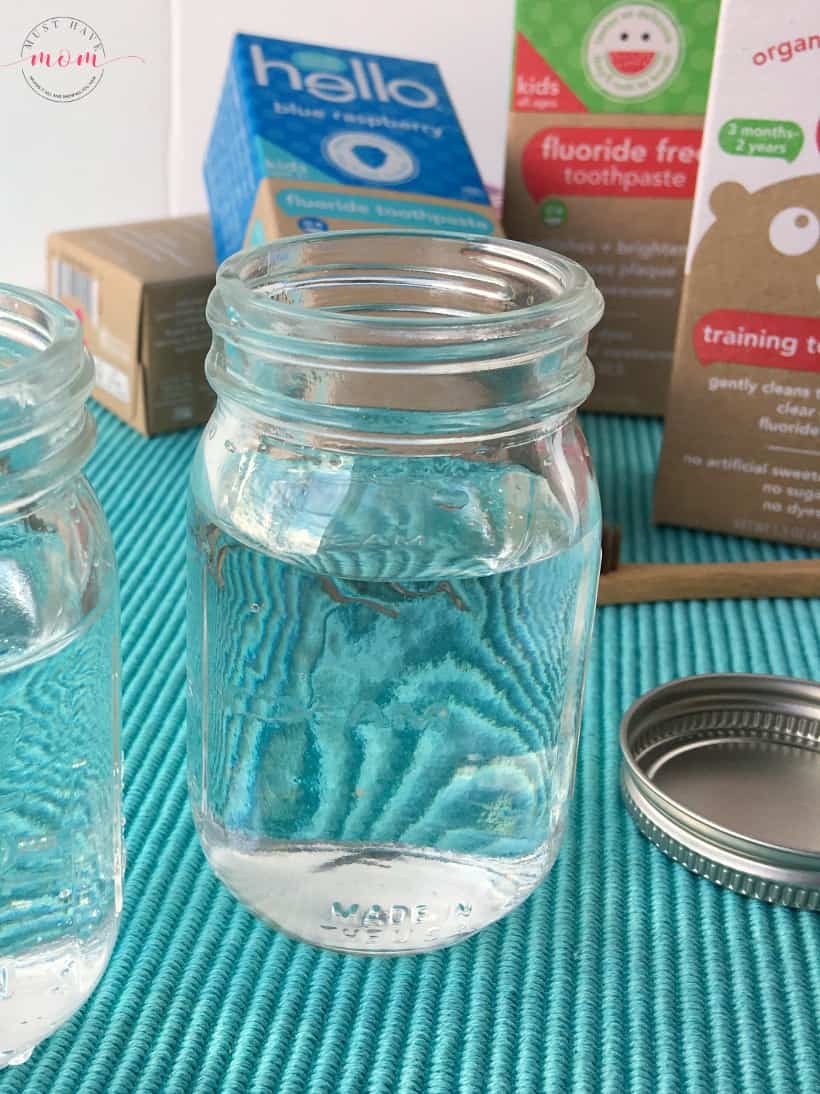 DIY toothbrush timers to help kids learn to brush with fluoride free toothpaste! 