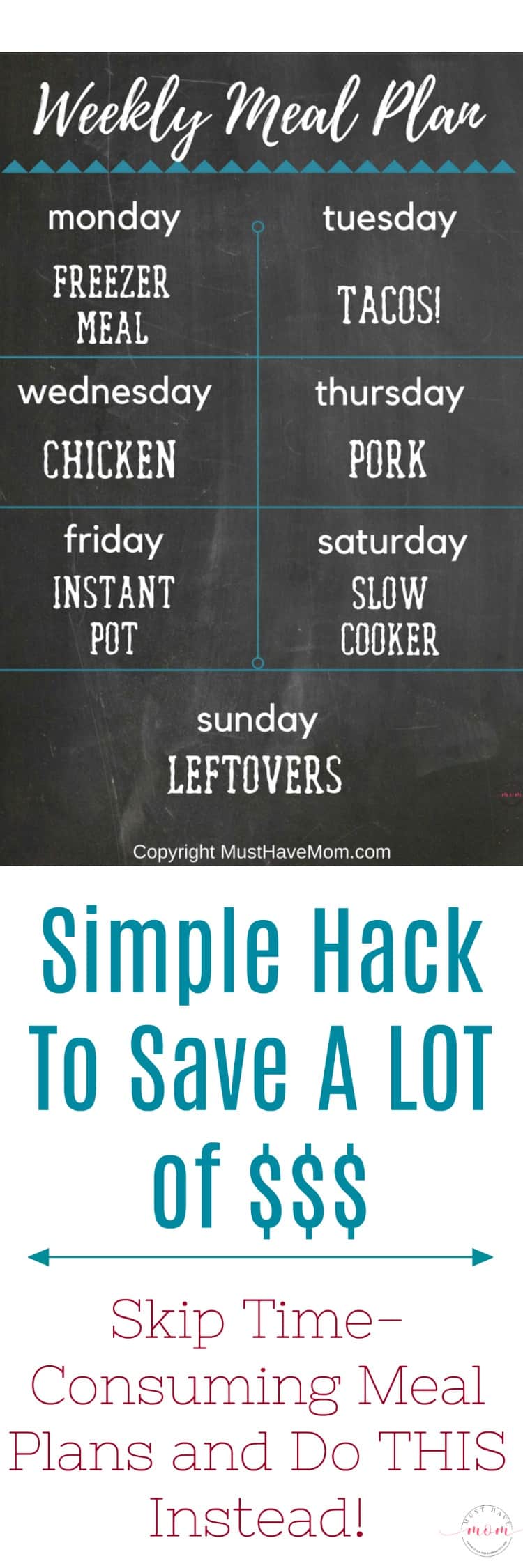 How To Simplify Meal Planning to Save Time and Stress (+ Free Printable) -  BALANCE THROUGH SIMPLICITY