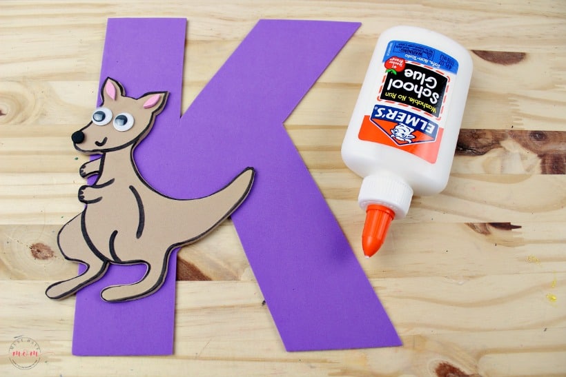 k is for kangaroo craft