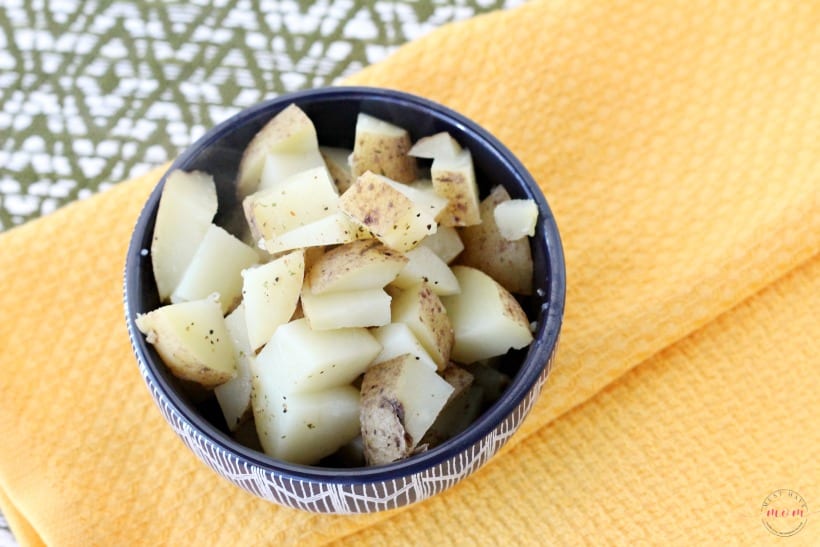 How to cook diced potatoes in an instant pot.