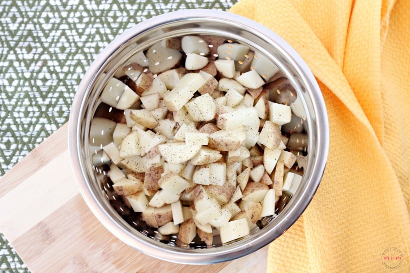 How to cook diced potatoes in an instant pot.