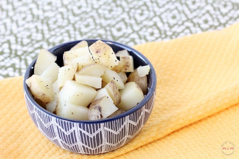 How to cook diced potatoes in an instant pot.