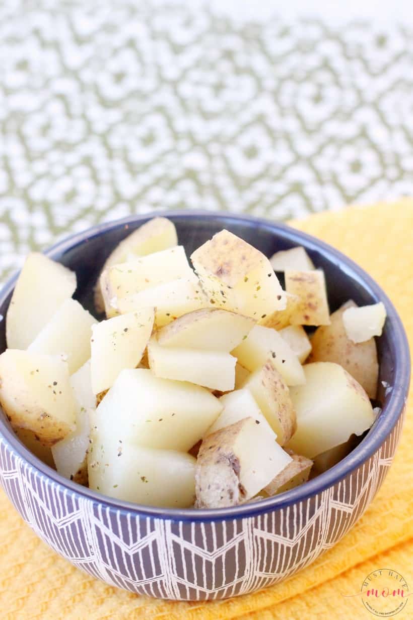 How to cook diced potatoes in an instant pot.