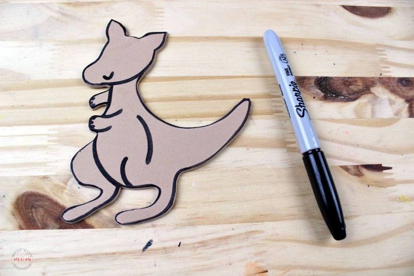 k is for kangaroo craft