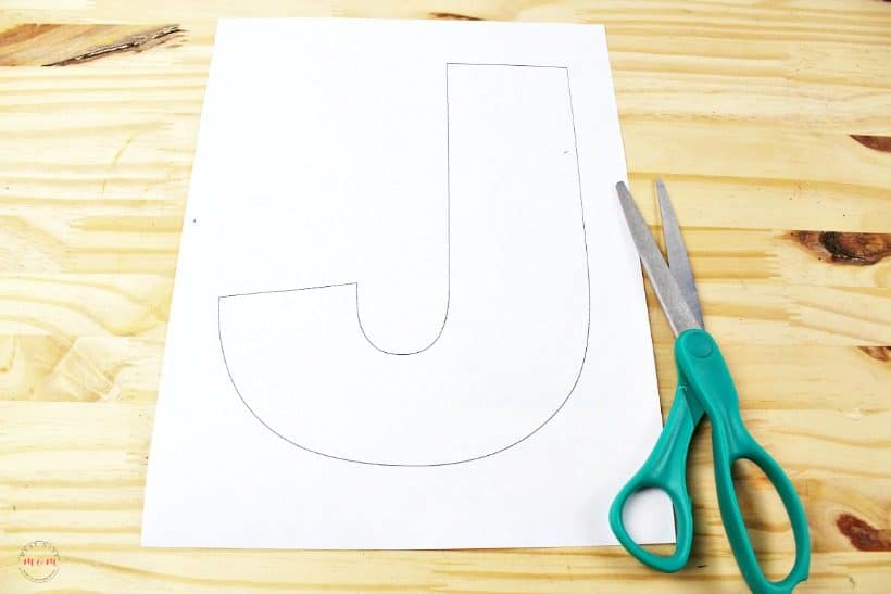 letter j craft printable template Must Have Mom