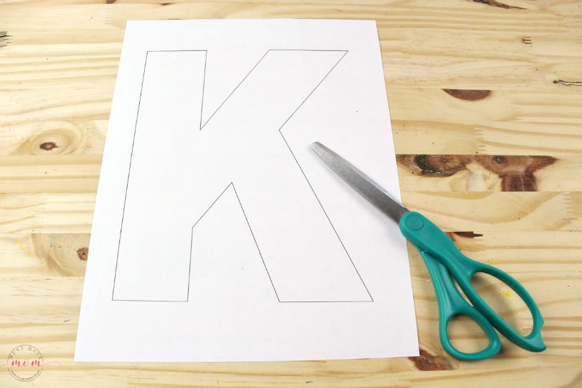 Weekly letter craft ideas! K is for kangaroo kids craft to learn letter recognition!