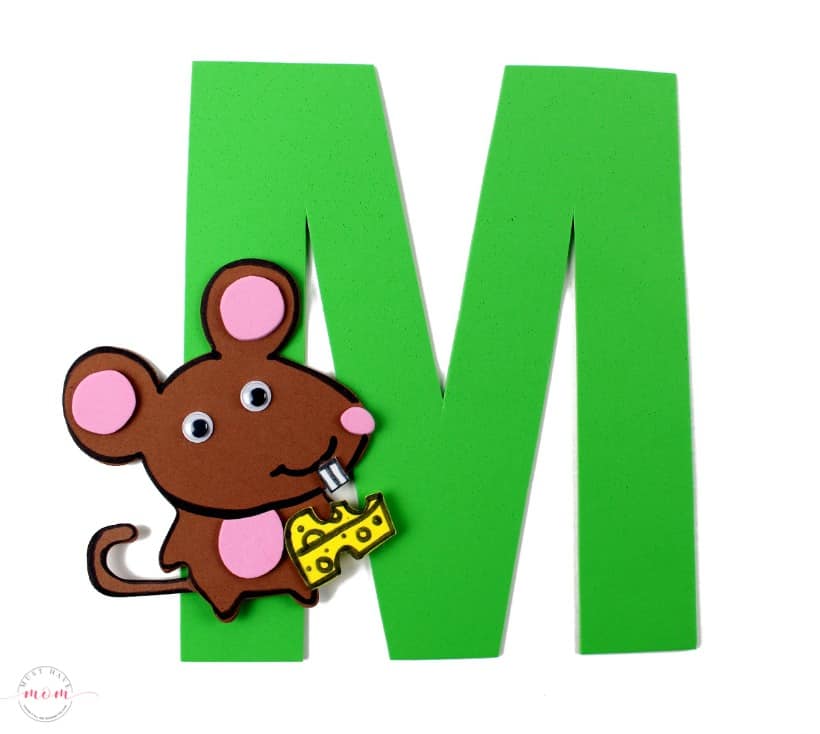 M is for Mouse Letter M Craft {Free Printables} Must Have Mom