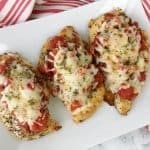 Quick and easy Bruschetta chicken dinner recipe! Italian food in under 30 minutes!