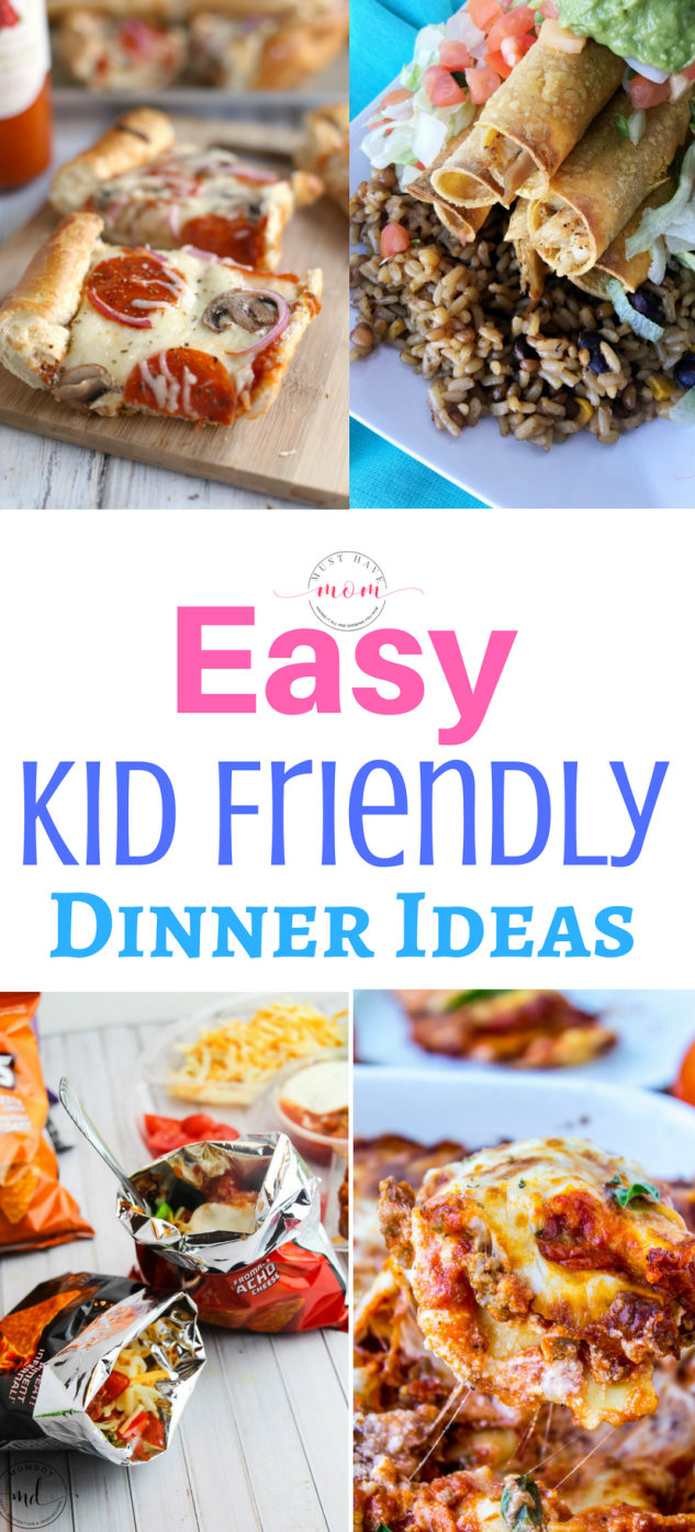 easy-kid-friendly-dinner-ideas-pin2 - Must Have Mom