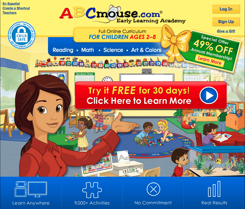 ABCmouse: Educational Games, Books, Puzzles & Songs for Kids