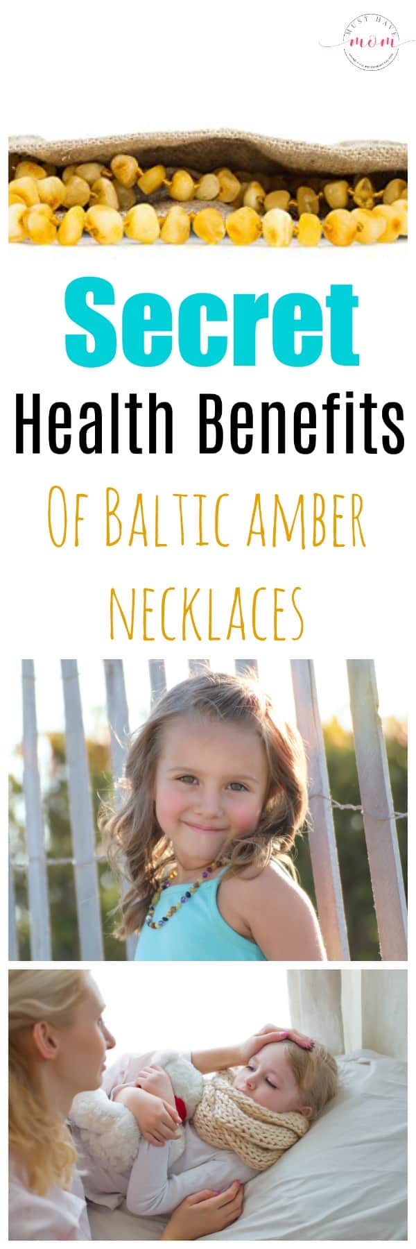 amber necklace benefits