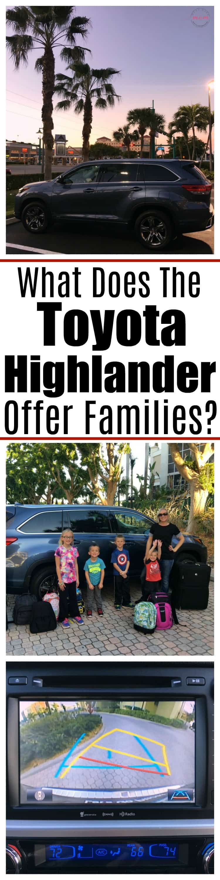 Favorite features of the Toyota Highlander SUV for families