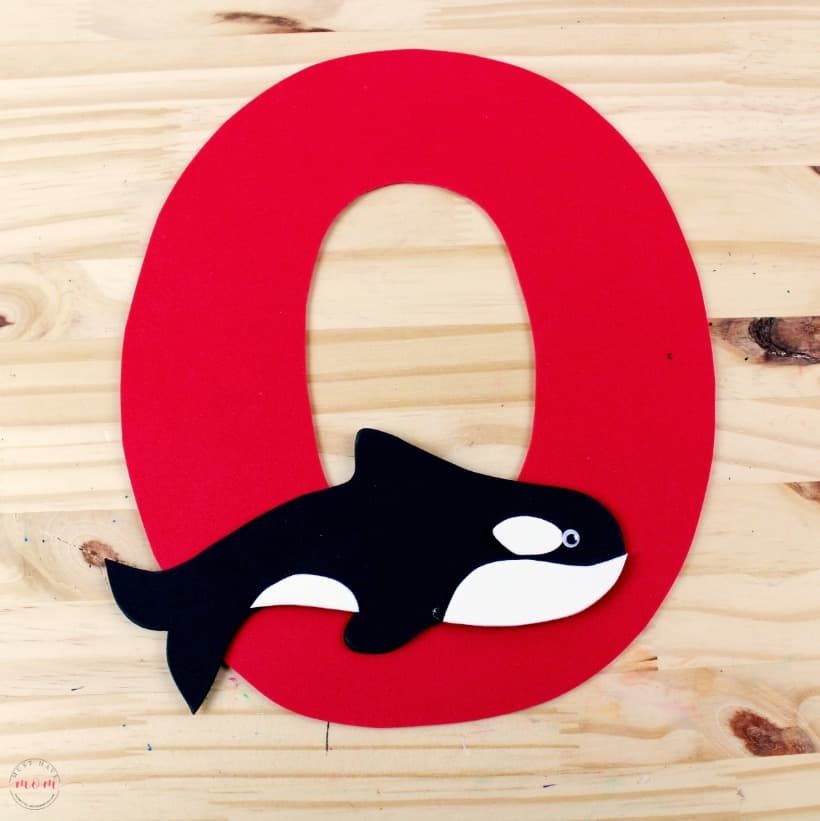 O is for Orca Letter Craft {Free Printable}