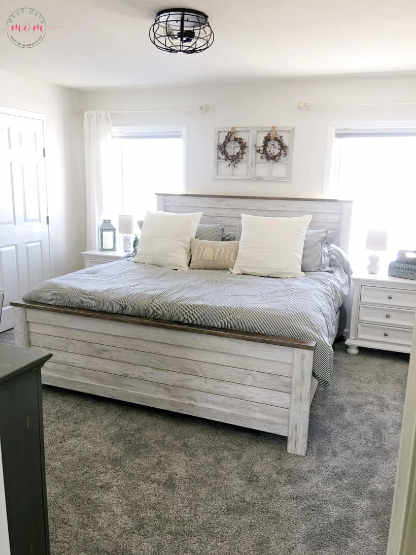 fixer upper bedroom after pic