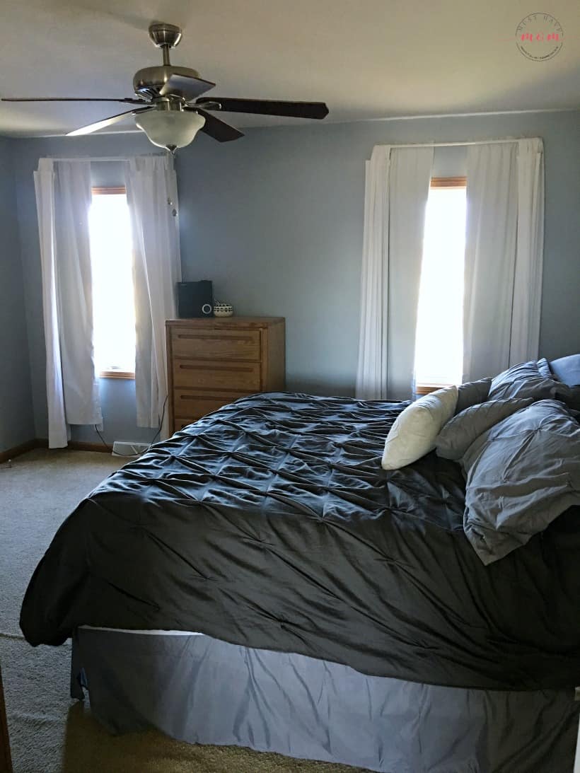 fixer upper bedroom before pic