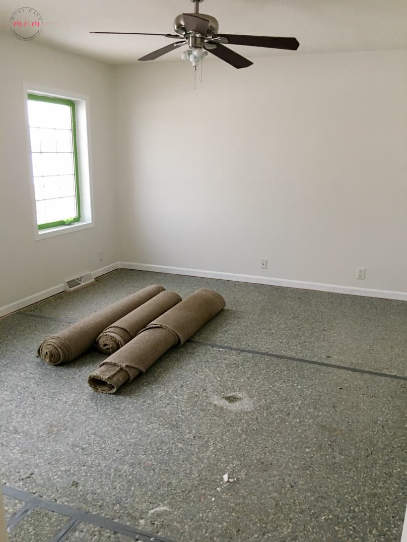 Air.o flooring installation process.