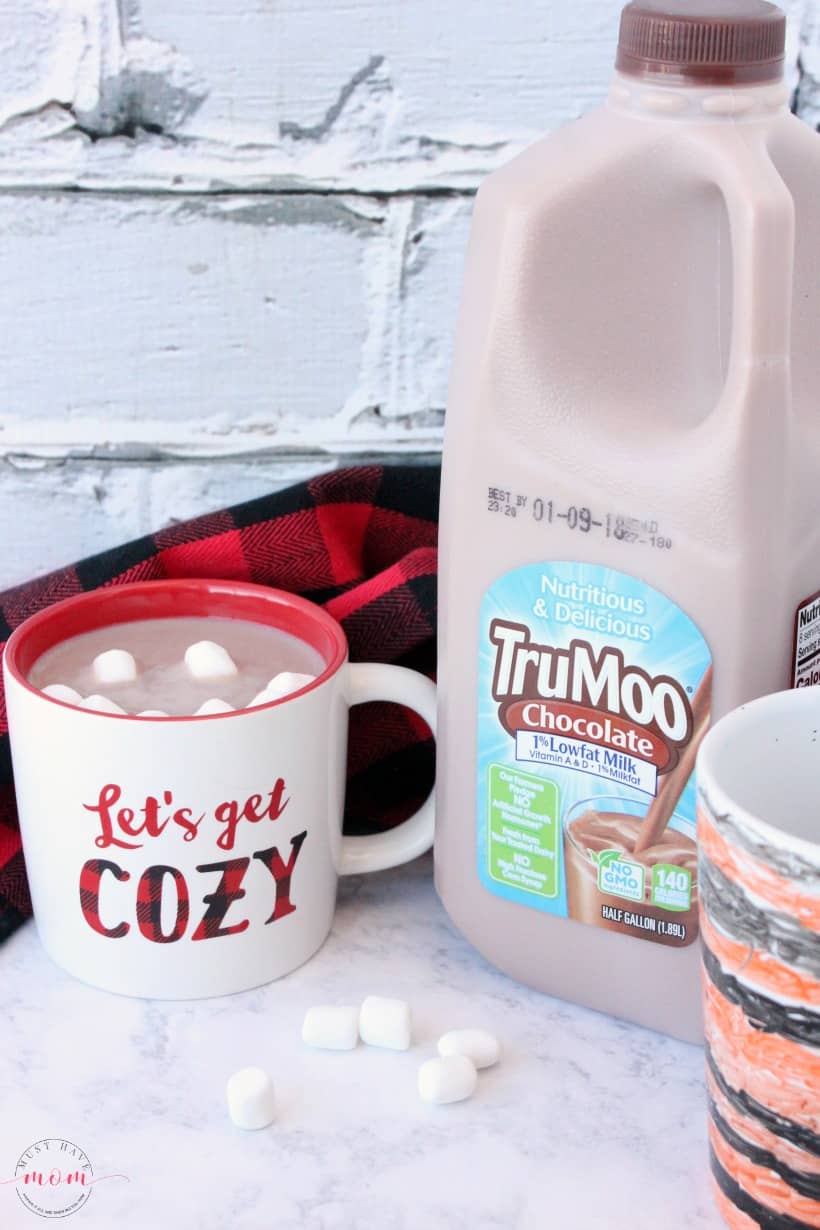 TruMoo hot chocolate 