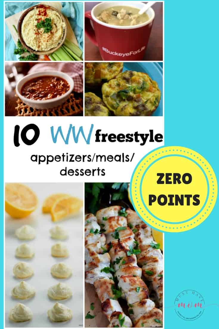 10 Zero Points Weight Watchers Freestyle Recipes! Appetizers, Meals ...