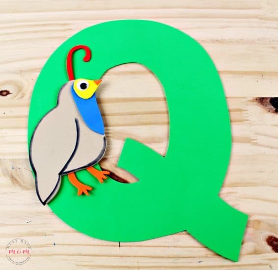 Download q is for quail letter craft kindergarten - Must Have Mom