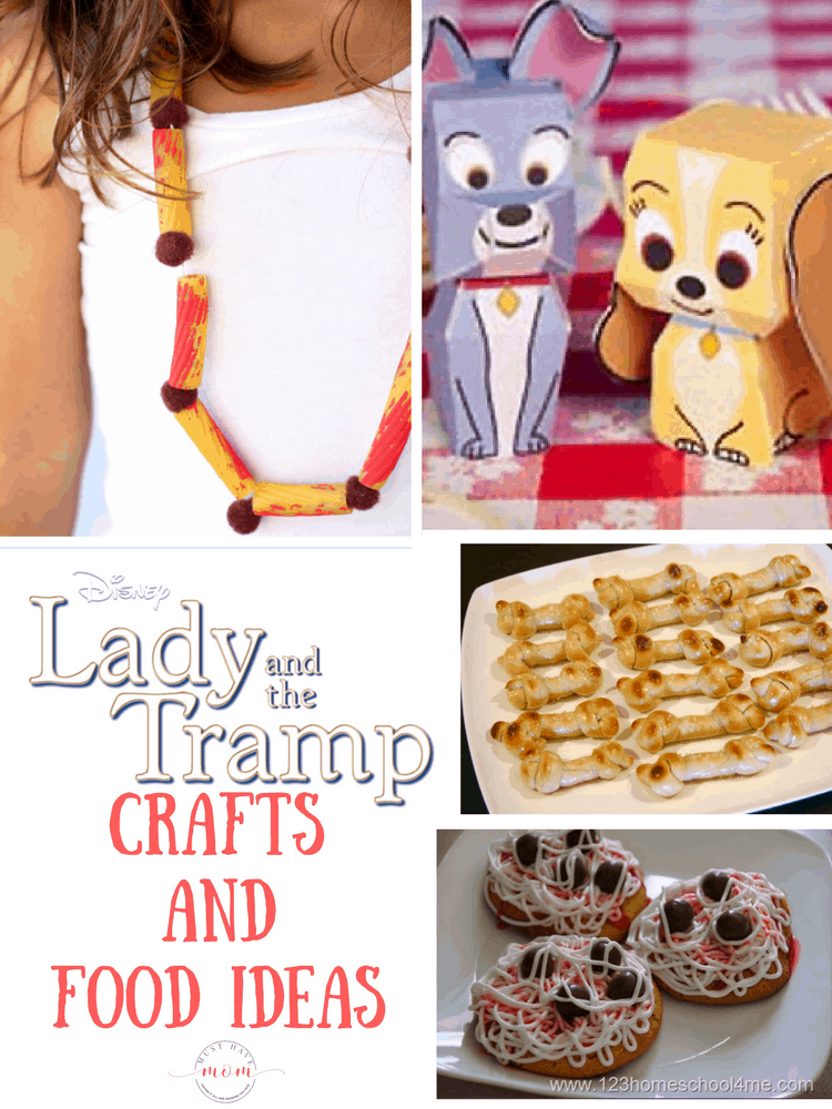 Disney’s cherished animated classic, Lady and the Tramp joins the highly celebrated Walt Disney Signature Collection. We are ready for the release with some Lady and The Tramp Crafts and Food ideas. These ideas will help you turn your next family movie night into a fun filled movie experience.