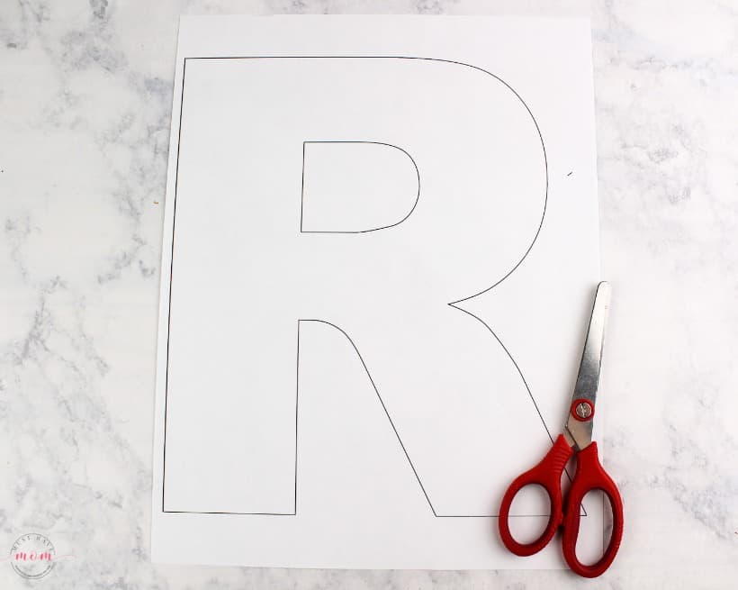 R is for Rainbow letter craft for kids! Fun weekly letter craft series with free printable templates for fun kids activities.