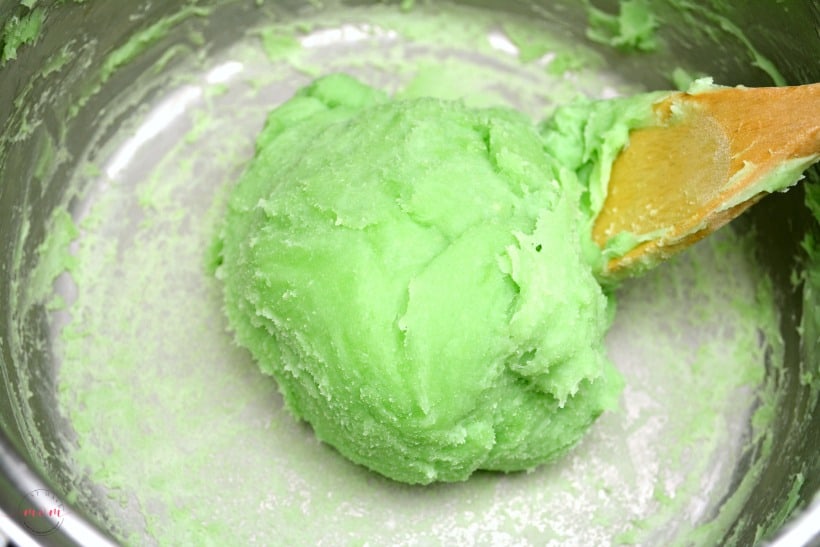 St. Patrick's Day Jello Playdough recipe! This cooked playdough recipe is for homemade playdough with cream of tartar.