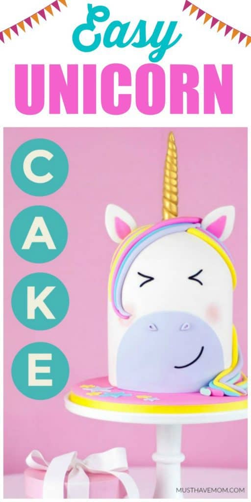 How To Make A Rainbow Unicorn Cake - Must Have Mom