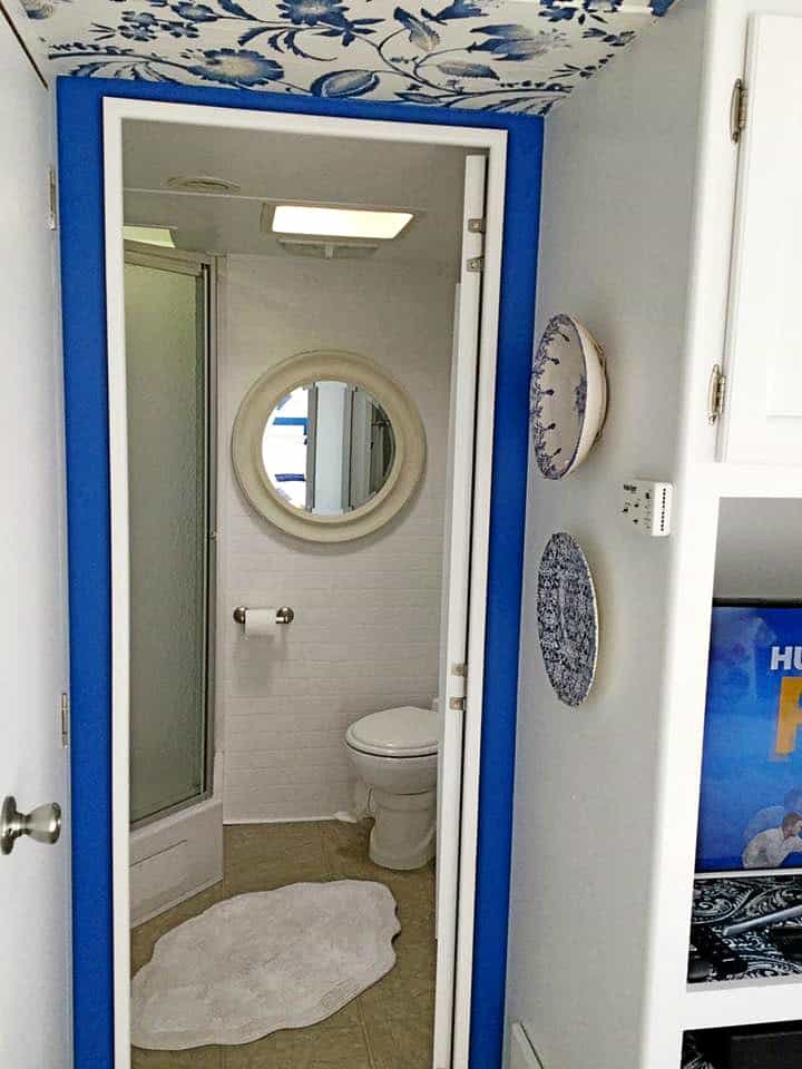 RV bathroom makeover