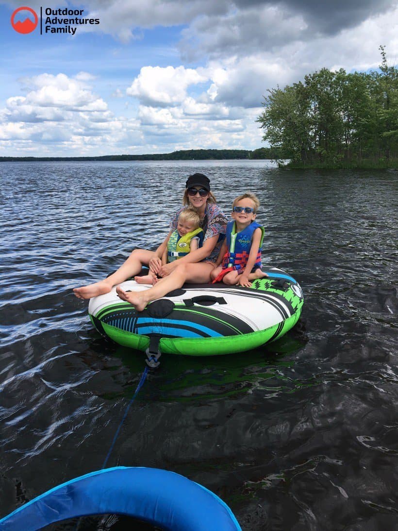 Tubing adventures with young kids