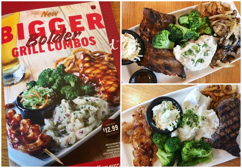 Applebees Bigger Bolder Grill Combos