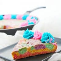 tie dye skillet cookie