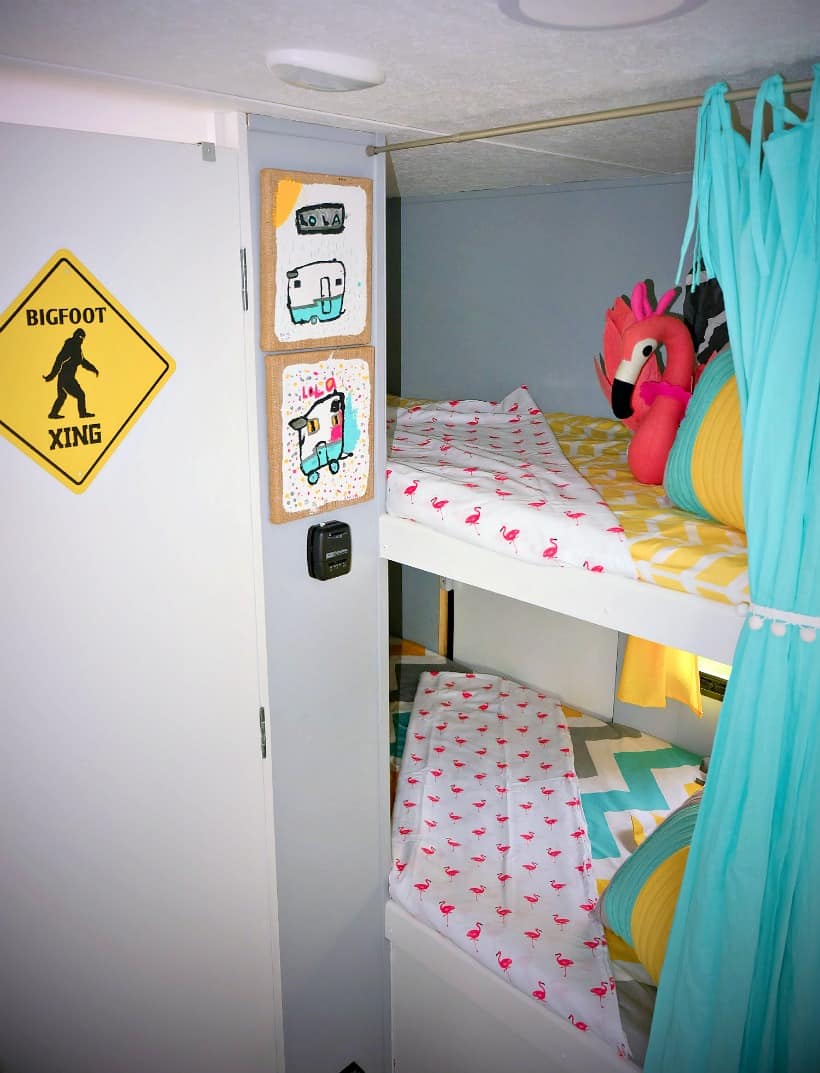 camper bunk area decor ideas