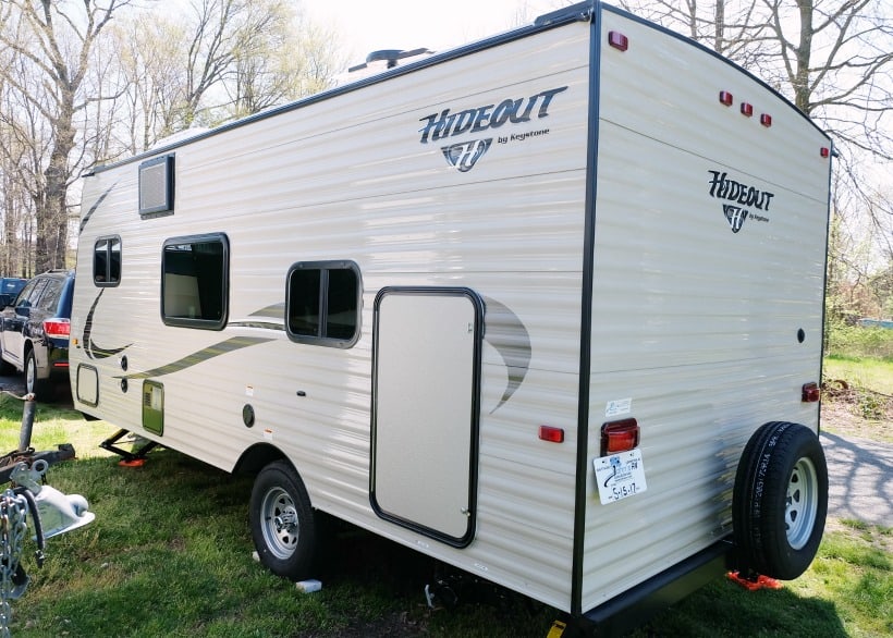 Camper exterior before 