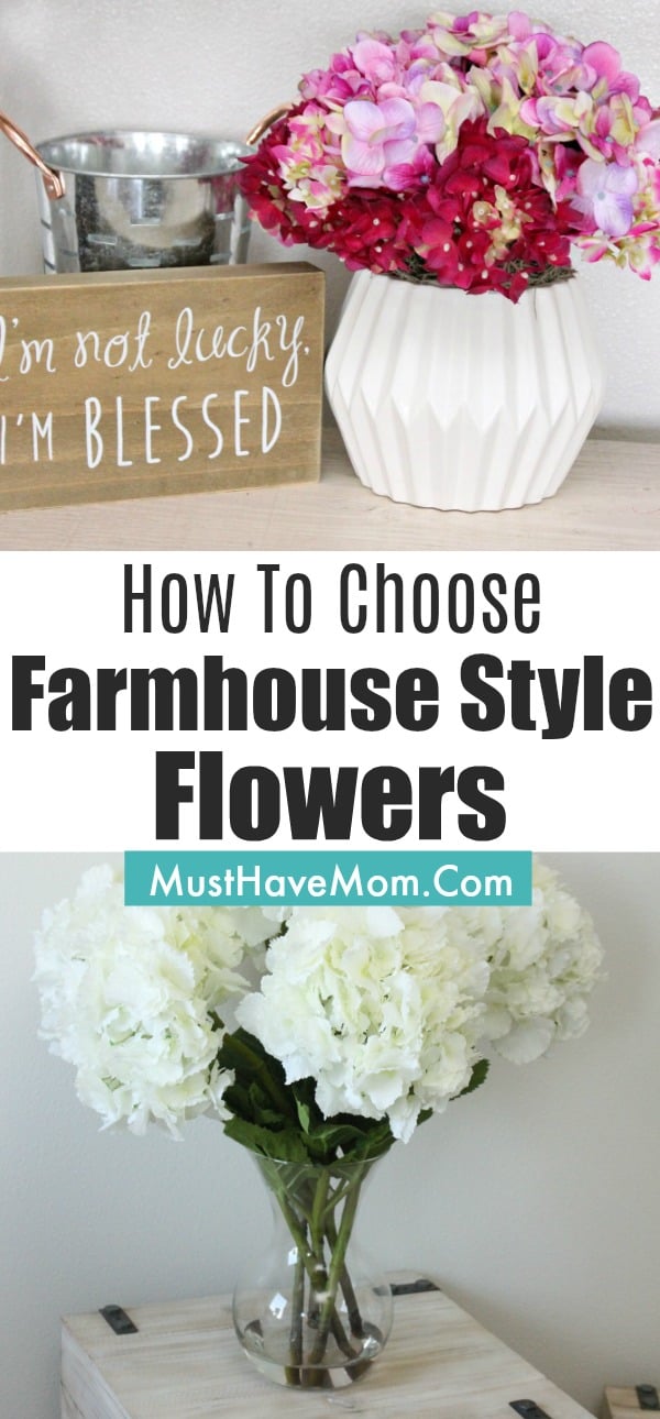 how to choose farmhouse style flowers