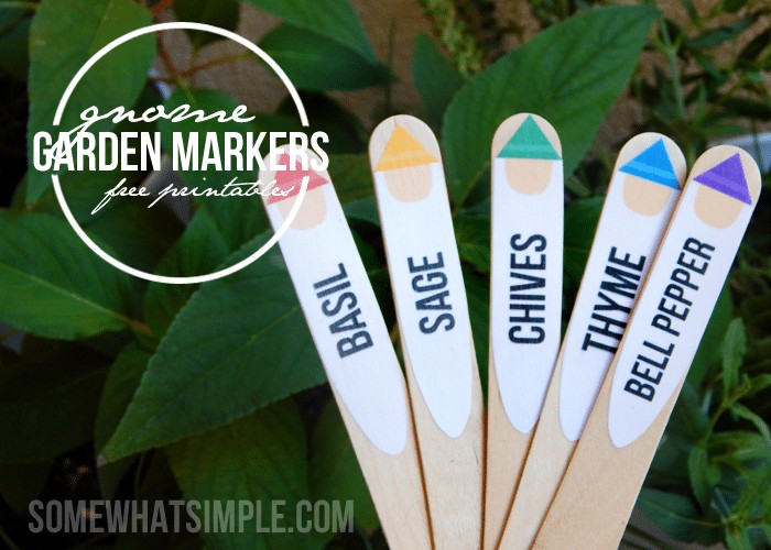 gnome garden markers