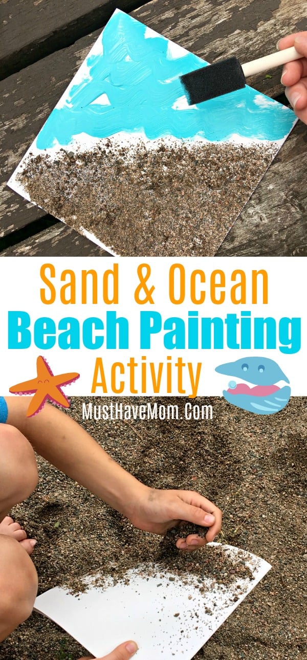 Sand and Ocean Beach Painting