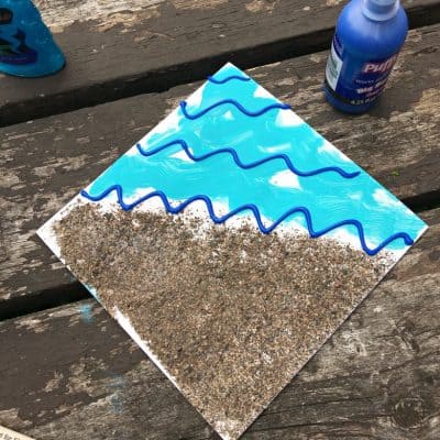 Beach Painting And A Picnic Activity