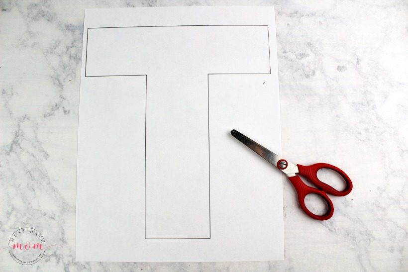 letter T template - Must Have Mom