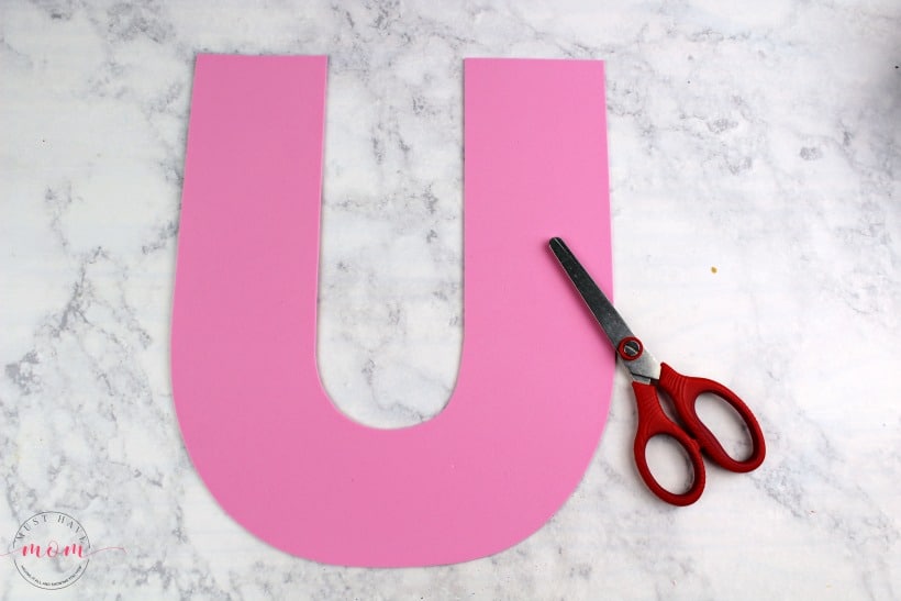 Letter U craft