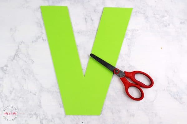 V is for Volcano Letter Craft Free Printables - Must Have Mom