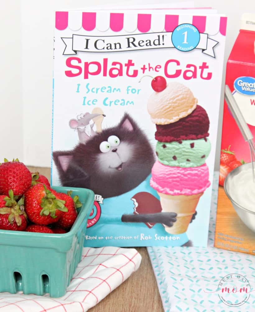 Splat the Cat ice cream activity