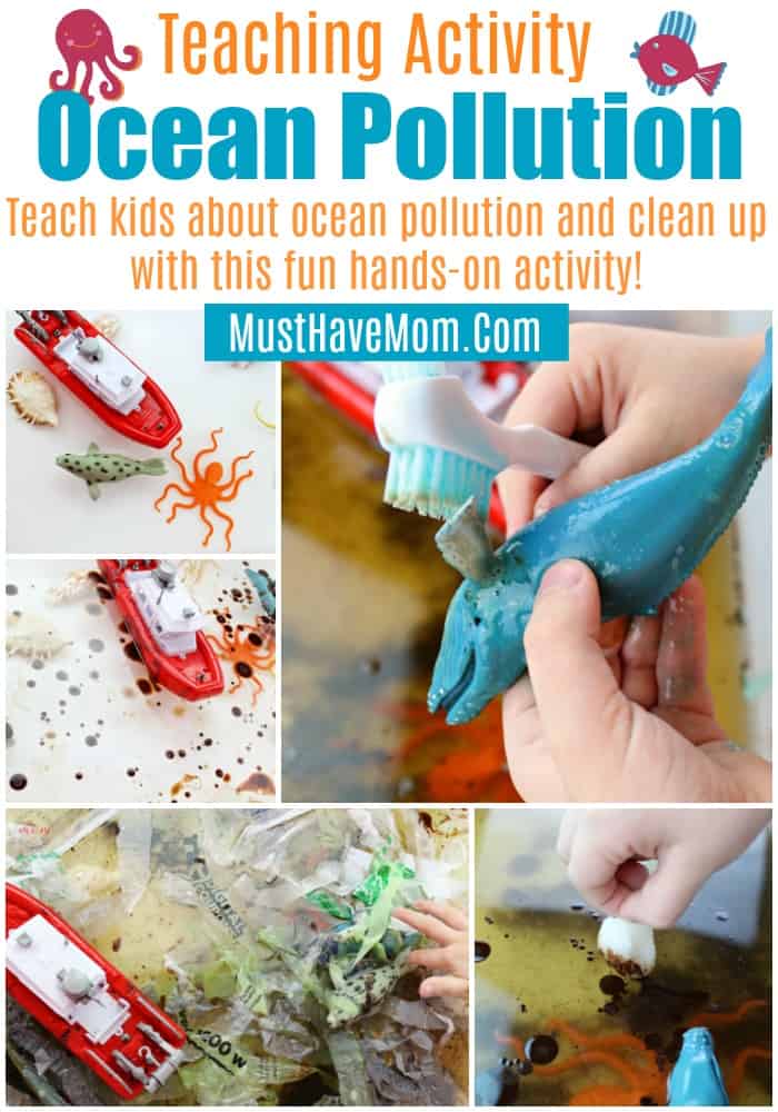 Teaching Activity Ocean Pollution Sensory Bin Must
