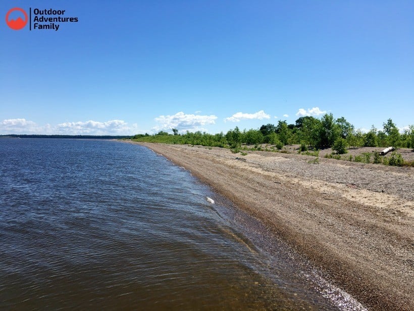 Zippel Bay Campground beach