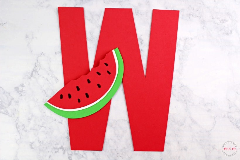 W is for Watermelon Letter Craft {Free Printables} Must Have Mom